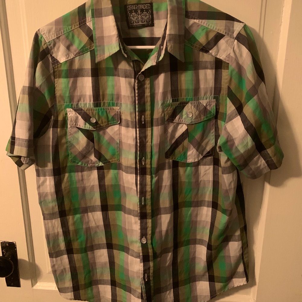 men’s button up shirt